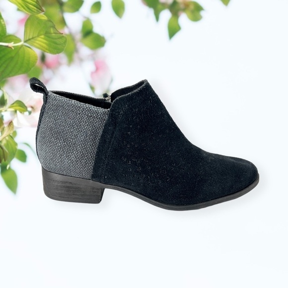 Tom's Shoes - TOM'S Black & Gray Ankle Boot